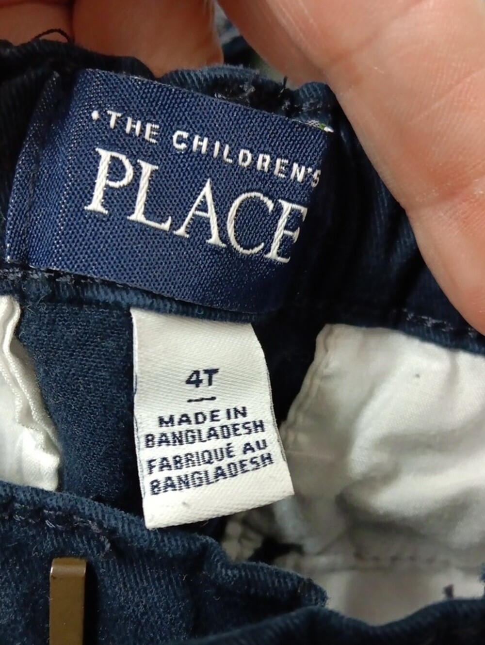 The Children's Place Navy Boys Chino Pants - Picture 3 of 6